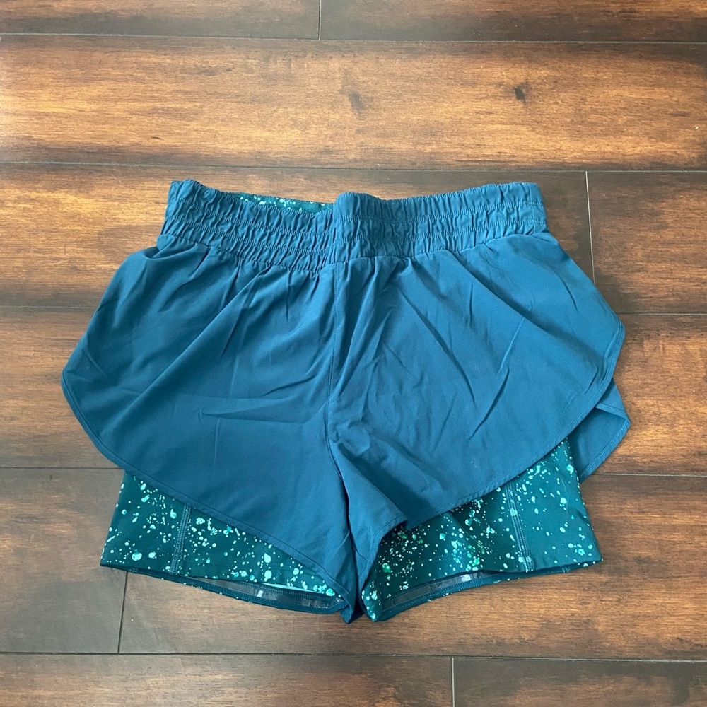 Athleta Blue Athletic Shorts